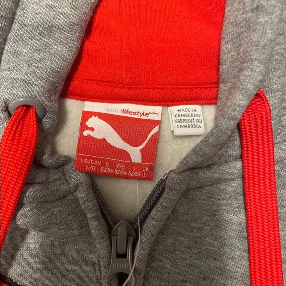Men’s puma zip up hoodie on size large. Brand new never worn. - Picture 2 of 2